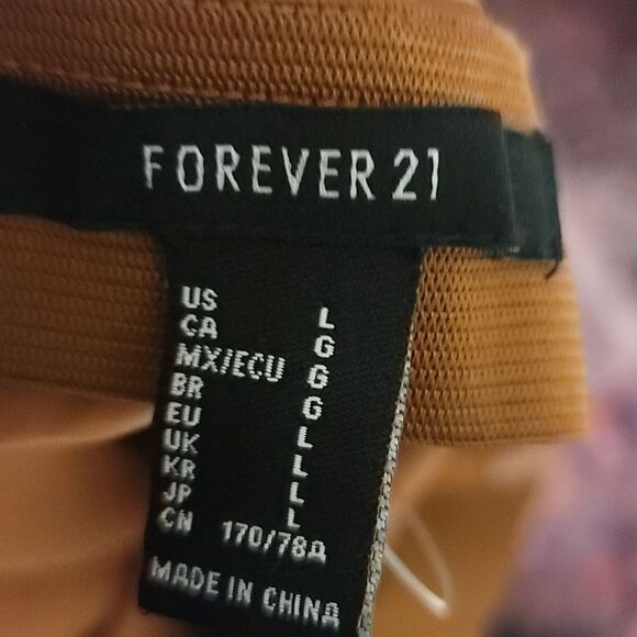 Forever 21 Copper Mini Skirt - Picture 2 of 7